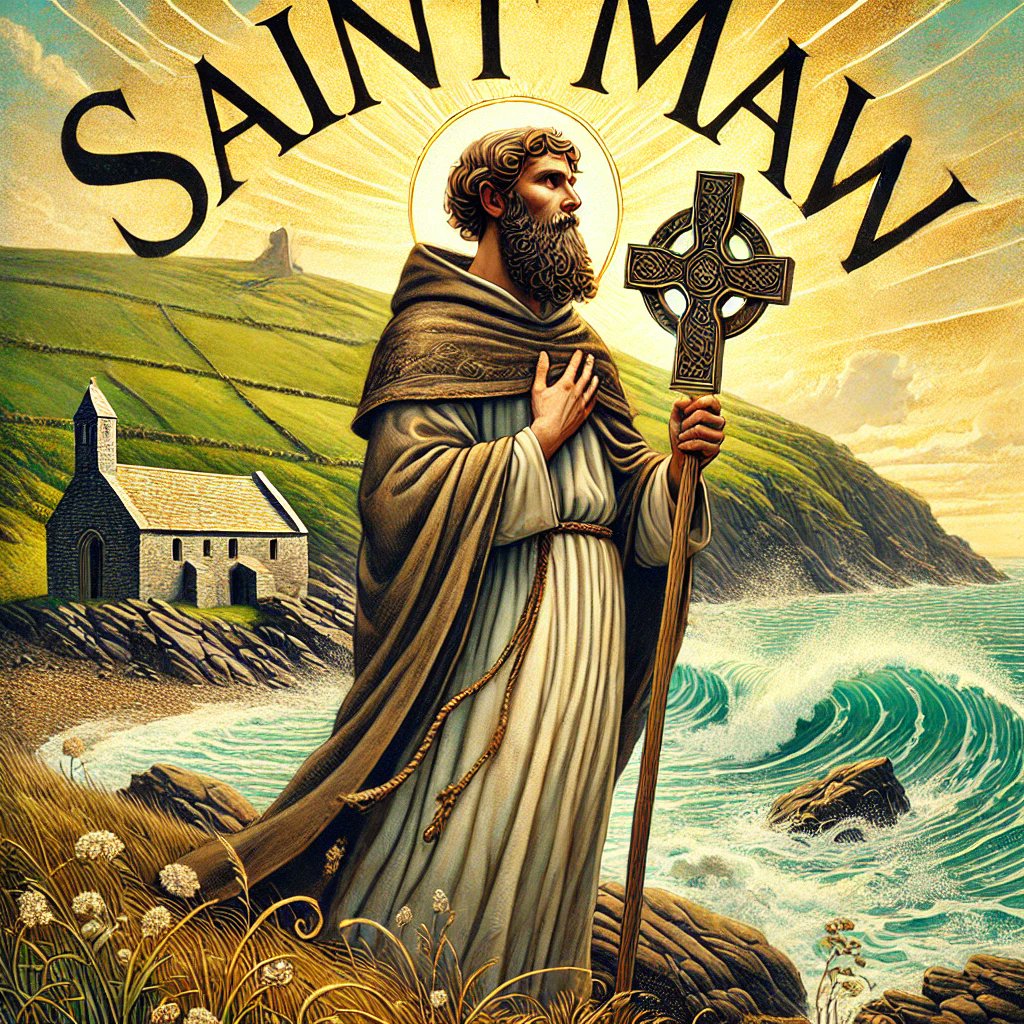 IrishSaints0's tweet photo. Saint Maw
Feast 17 May
Irish-born hermit of Cornwall 🌊
Immigrated to live by the sea near Falmouth, spreading Christianity through his piety.
His holy well & hermitage are known as Saint Mawes. 🕊️
#SaintMaw #HermitLife #Cornwall #Christianity #IrishSaints https://t.co/tpvAhogWxD