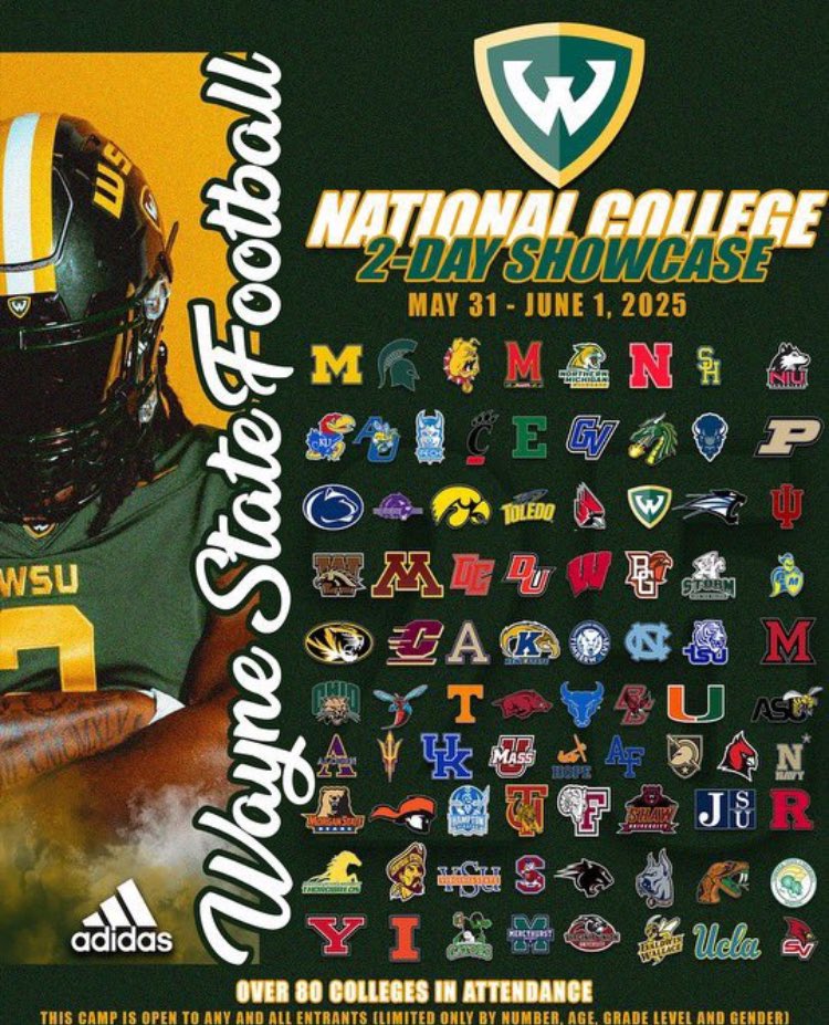 Corey Randolph (@coreyrandolphjr) on Twitter photo I will be attending the Wayne State Football National Showcase in Detroit, Michigan <a href="/LemmingReport/">Tom Lemming</a> <a href="/SinqueTurner/">Coach Turner</a> <a href="/Levi_bradley312/">Levi bradley</a> <a href="/CoachJForney/">Josh Forney</a> <a href="/GregSmithRivals/">Greg Smith</a> <a href="/SWiltfong_/">Steve Wiltfong</a> I will be attending the Wayne State Football National Showcase in Detroit, Michigan <a href="/LemmingReport/">Tom Lemming</a> <a href="/SinqueTurner/">Coach Turner</a> <a href="/Levi_bradley312/">Levi bradley</a> <a href="/CoachJForney/">Josh Forney</a> <a href="/GregSmithRivals/">Greg Smith</a> <a href="/SWiltfong_/">Steve Wiltfong</a>