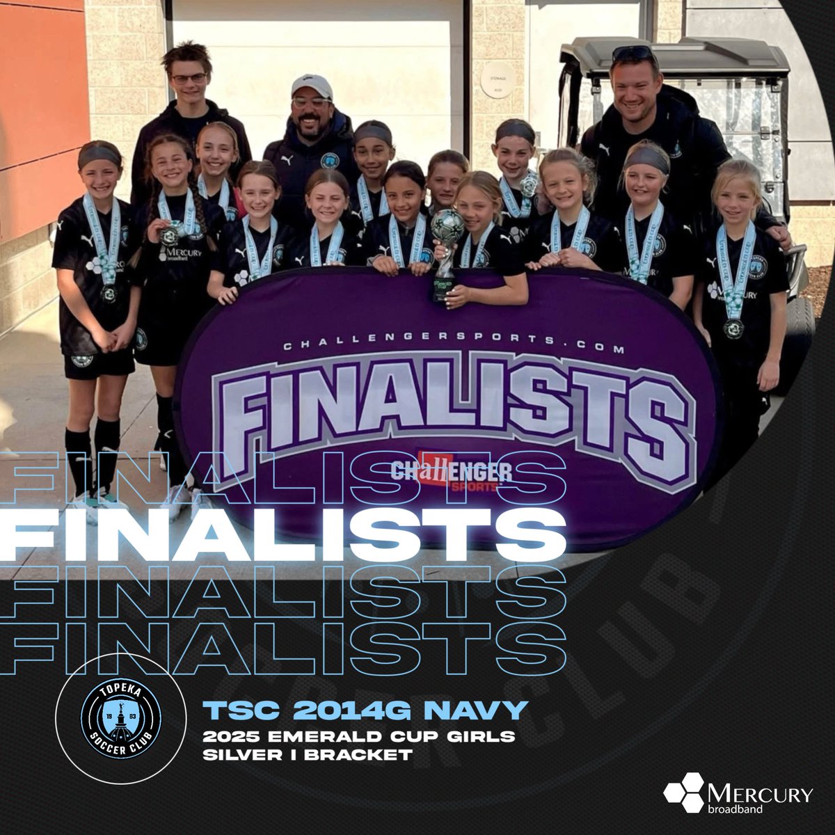 Congratulations to 2014G Navy for becoming finalists at the Emerald Cup Girls Tournament! 🎉💪🥈⚽

#ElevateYourPlay #OneTeamOneClubOneCommunity #WeAreTSC
