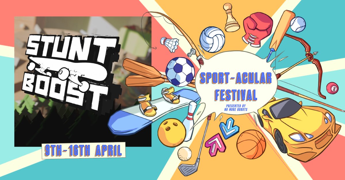 BytingGames's tweet photo. We're excited to be part of the Sport-acular Festival hosted by @nomorerobotshq 🥳
Check out all kinds of sports games on Steam: https://t.co/2g3P4lD1Ro
#SportacularFestival https://t.co/qgIS4Y69x7