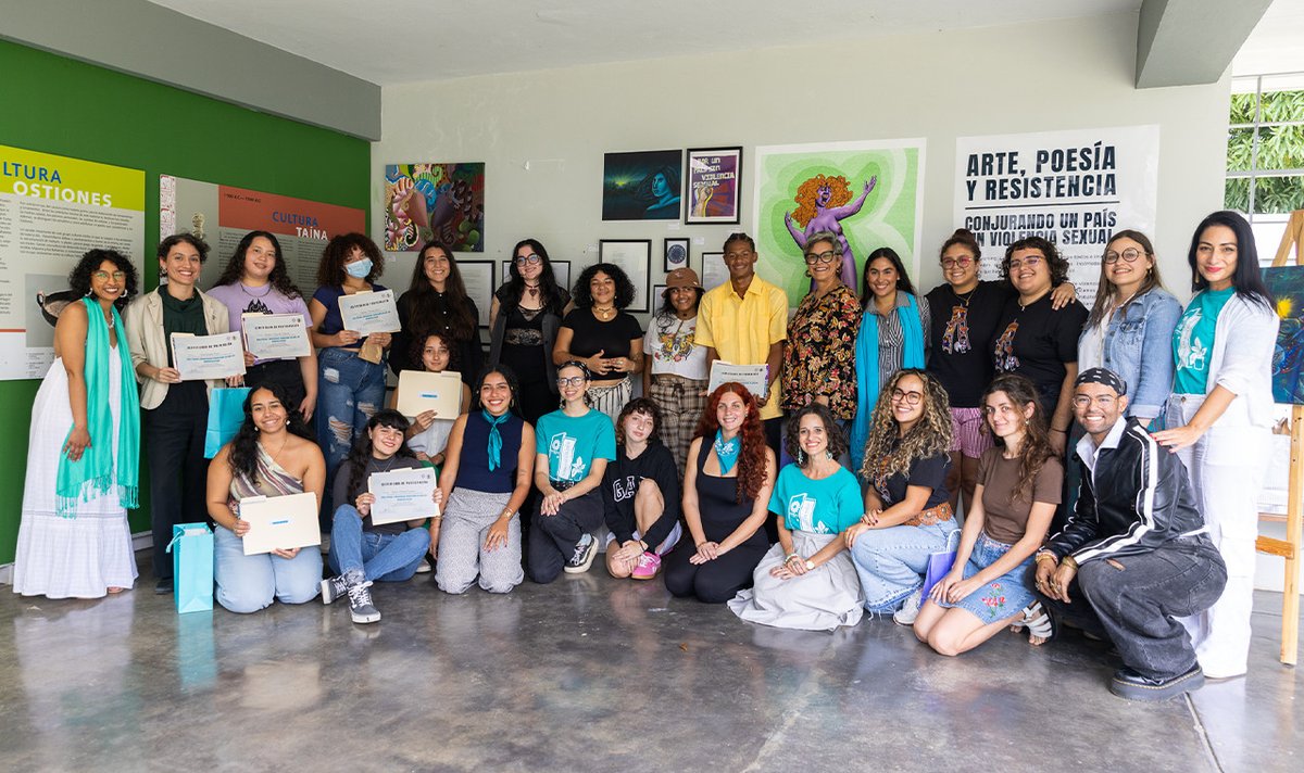 uprrp's tweet photo. 💜✨ Arte, Poesía y Resistencia: Conjurando un País sin Violencia Sexual

👉La exposición honró el trabajo de estudiantes en el Mes de Prevención y Concienciación de la Violencia Sexual.

🔗https://t.co/qk78Zp3PLy

#uprrp #laiupi https://t.co/wGMt9Xan1F