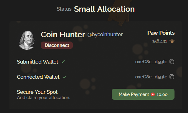 $BOI sonuçları açıklandı.

Gördüğüm kadarıyla adil bir dağıtım yapılmamış. 

Yüzlerce post atıp kazanamayan çok kişiyi gördüm. Keşke balina allocationları bu kadar yüksek olmasaydı ve dağıtım tabana yayılsaydı.

Hiç beğenmedim.  

10 AVAX allocationumu ücretsiz 10 takipçime