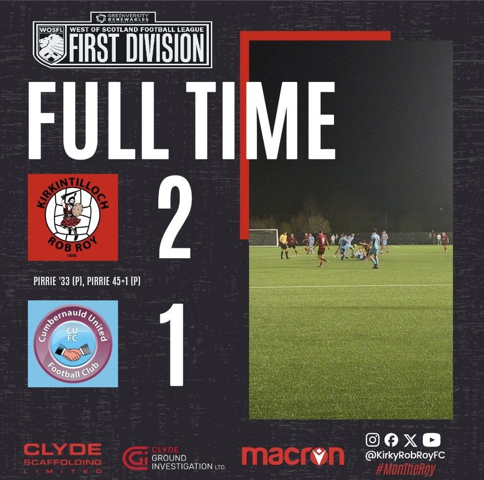 Kirkintilloch Rob Roy FC tweet media