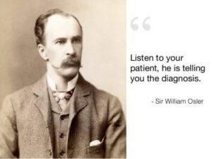 Spending a bit of time reflecting on good friends, good fortune, and what Osler said.