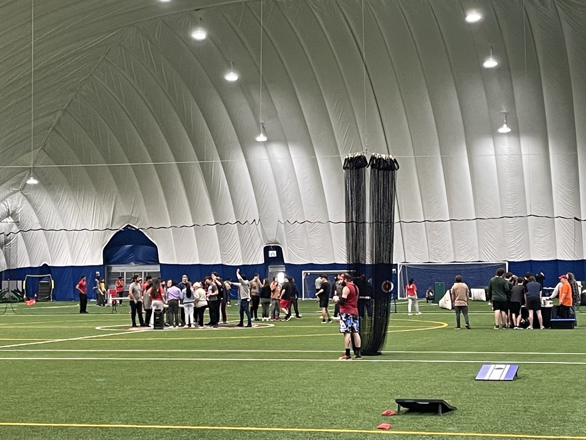 michaelkjohns's tweet photo. A great day @CanadoreCollege with our School of Sport and Recreation’s Rec the Dome. Dance lessons, games and sports for everyone in the community. #ProudDean https://t.co/gN0CnpL4FV