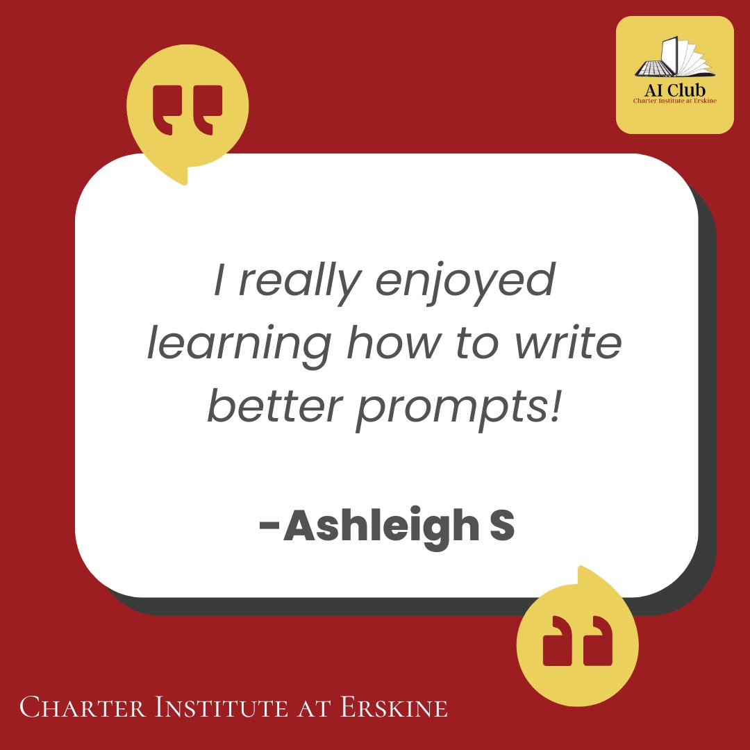 teachwiseai's tweet image. Educators in our AI Club are raving about the monthly Learning Labs with @erskinecharters, where we turn curiosity into classroom-ready skills. Because AI literacy isn’t just the future of learning… it’s the now.
#AILiteracy #EdTechForEducators #FutureReady #AIinEducation