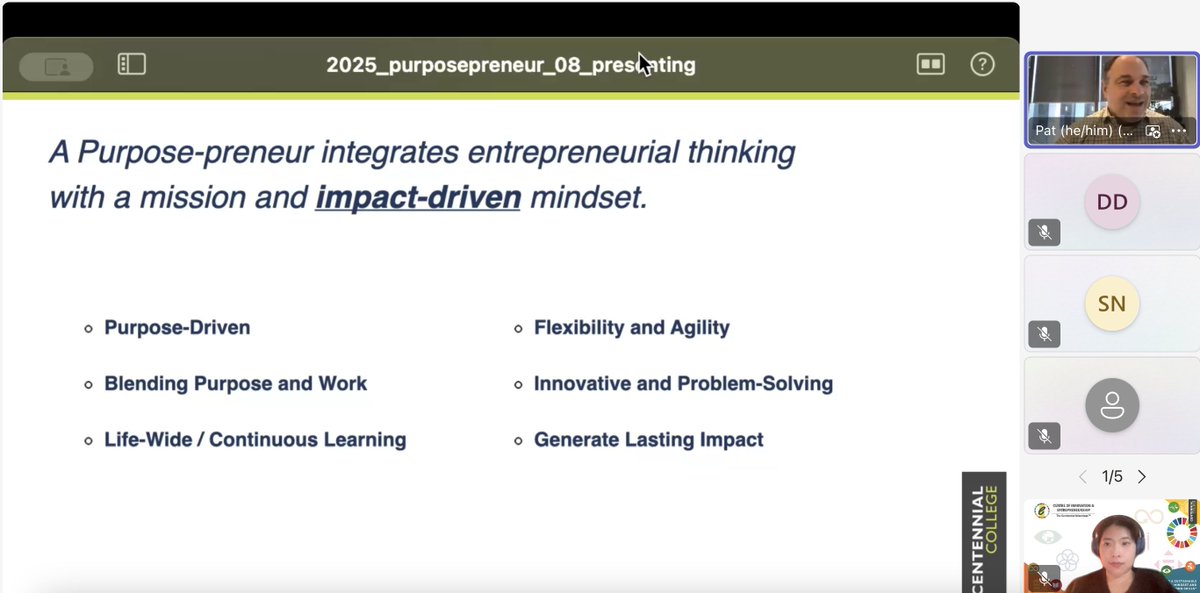 Centre of Innovation & Entrepreneurship (@coecentennial) on Twitter photo Just wrapped up a powerful session on aligning profit with purpose πLearned how to use scenario planning to set long-term goals and explored impact certifications like B Corp, 1% for the Planet, and the 1% Pledge. #PurposeDriven <a href="/CentennialEDU/">Centennial College</a> <a href="/CentennialARIES/">Centennial Innovates - ARIES</a> <a href="/CentennialLib/">Centennial Library & Learning Centre</a> Just wrapped up a powerful session on aligning profit with purpose πLearned how to use scenario planning to set long-term goals and explored impact certifications like B Corp, 1% for the Planet, and the 1% Pledge. #PurposeDriven <a href="/CentennialEDU/">Centennial College</a> <a href="/CentennialARIES/">Centennial Innovates - ARIES</a> <a href="/CentennialLib/">Centennial Library & Learning Centre</a>