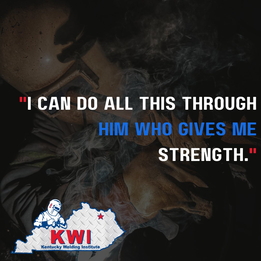 Philippians 4:13✝️
#weld #weldschool #inspirational #verseoftheday #verse
