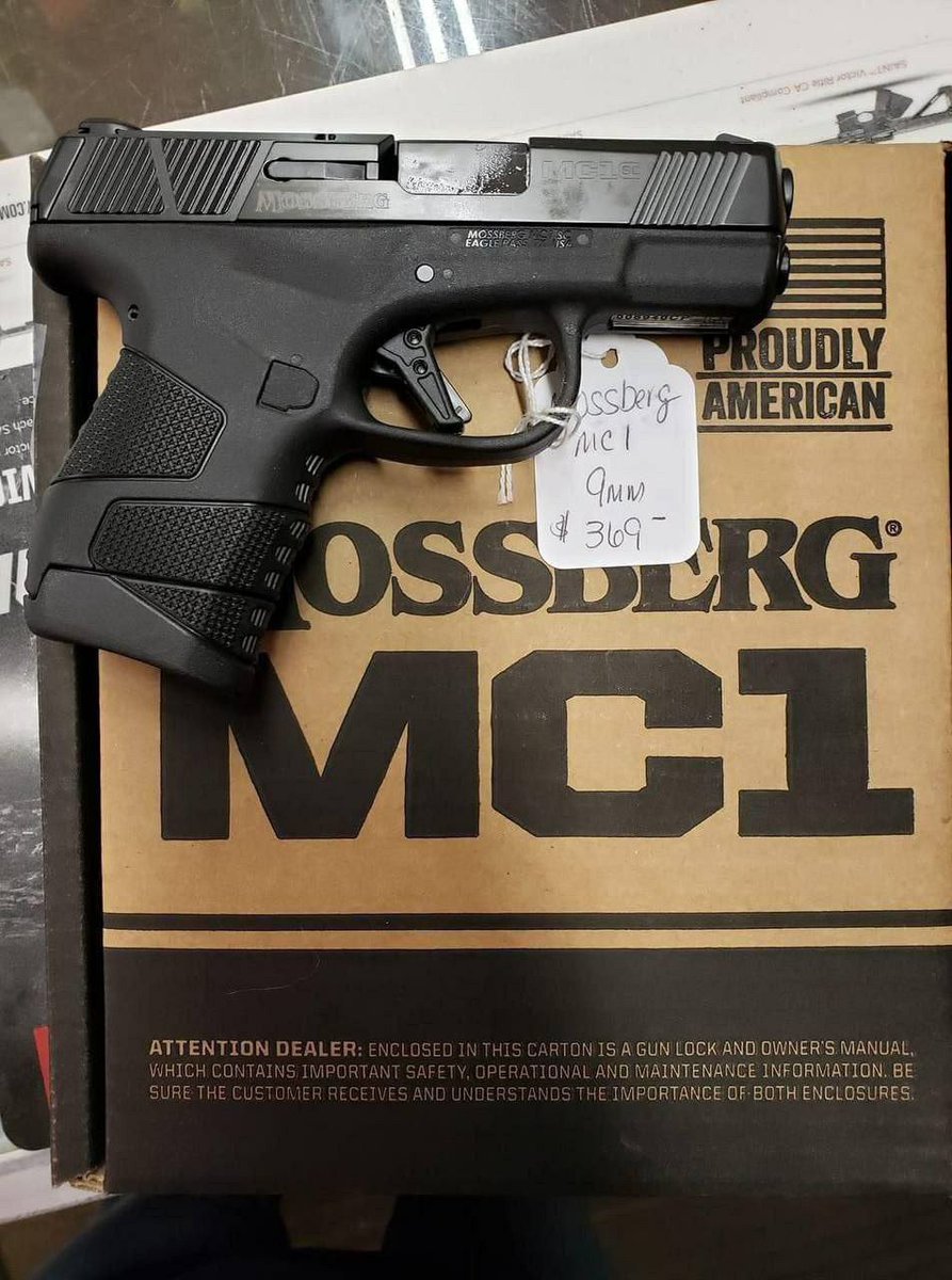 SamsonOrga's tweet photo. New Mossberg  Mc1 9mm
$350
Hit me up for yours 
👇👇👇👇👇
@ammo231 https://t.co/KPbr13WMUw