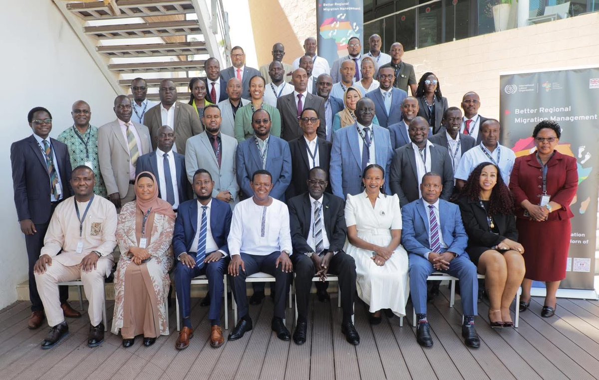 HonYusufMohamed's tweet photo. Excited to join the 3rd Labour Migration Advisory Group meeting in Mombasa alongside #EHoA leaders, employers & workers. Together, we advanced dialogue on practical, rights-based solutions to ensure fair, safe, and well-governed labour migration across the region. https://t.co/opcmzeCGiT