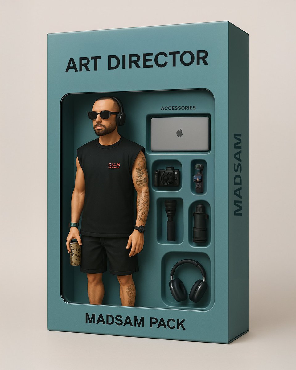 madsambani's tweet photo. Meet โMadsamโโthe Art Director in action! ๐จโจ
Now available in the exclusive Artist Pack.
.
.
#ArtDirector #Collectible #ArtistPack #CreativeLife #aiartist #aiart #aicommunity https://t.co/DS5u3z8fGP