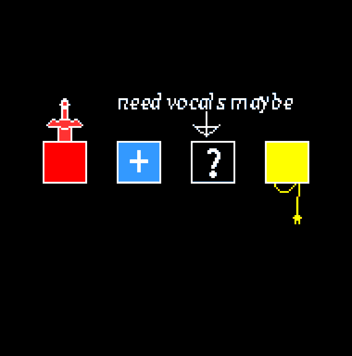 Progress bar 
Shifting around some melody stuff with.... Well that would spoil it. ;)

But expect new songs, with friends 🧙‍♂️🧙‍♂️🧙‍♂️

Cough 3 outta 4 near completion cough