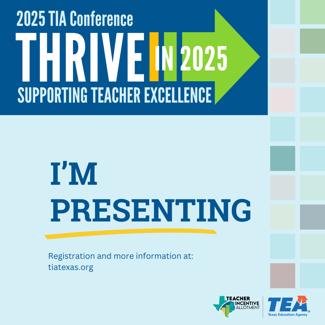Excited to be presenting at the 2025 TIA Conference in San Antonio this summer! #ThriveIn2025 #TIA #ProudToBeHumbleISD