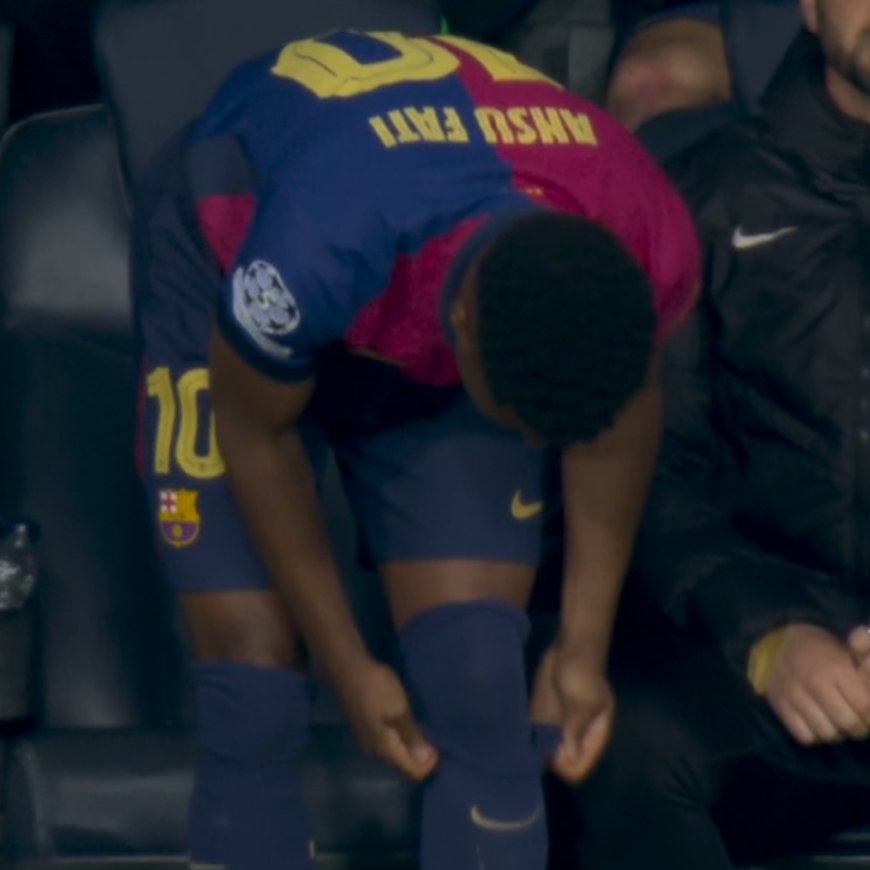 BarcaUniversal's tweet photo. ANSU FATI IS BAAACKKK! https://t.co/IkAQGSoYKS