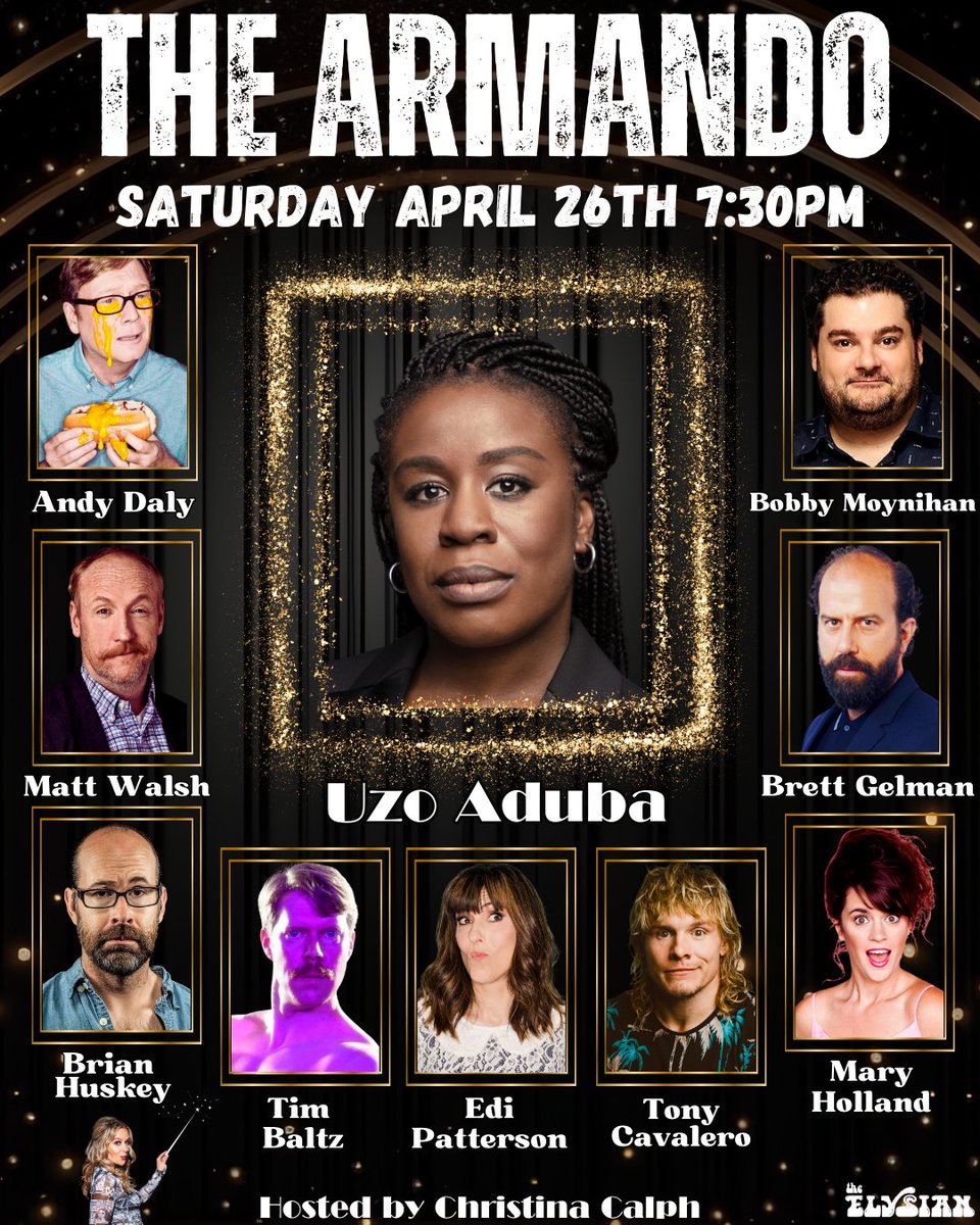 UZO ADUBA! 3 GEMSTONES &amp; MORE on 4/26 Armando! - mailchi.mp/b11273d11f2f/s…