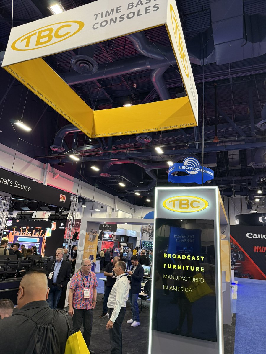 tbcconsoles's tweet photo. Some photos from our busy booth at this year’s @NABShow #NAB2025 https://t.co/vRgLVeEPb2