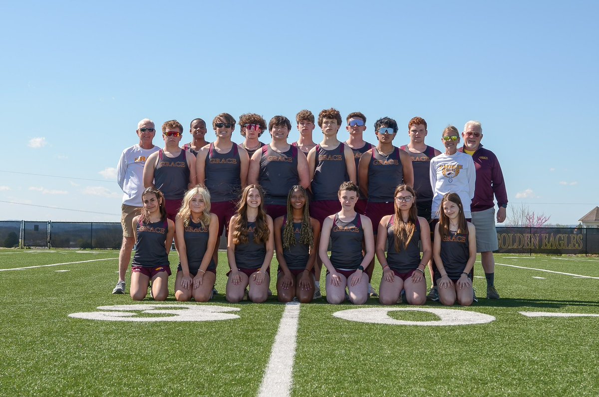 Grace Track and Field continues to soar! Sofia Simpson, running the 400 meters and Tayven Guthrie, running the 1600 meters each finished first last night in their event at the East Hamilton meet. More PRs were also accomplished for several of our student athletes.