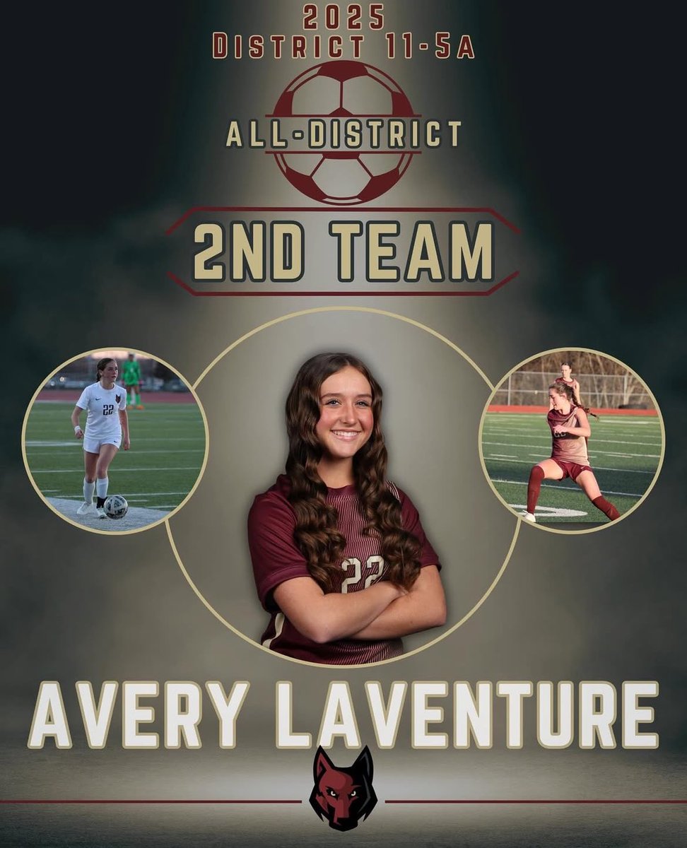 Royal08g's tweet photo. Congrats Avery “AJ” @LaventureAvery on being named 2nd team all district! 

@NickSoutar @StingSoccerClub @ImYouthSoccer @ImCollegeSoccer @TheSoccerWire @PrepSoccer @EcnlTexas @TheECNL https://t.co/XkmPskz7ni