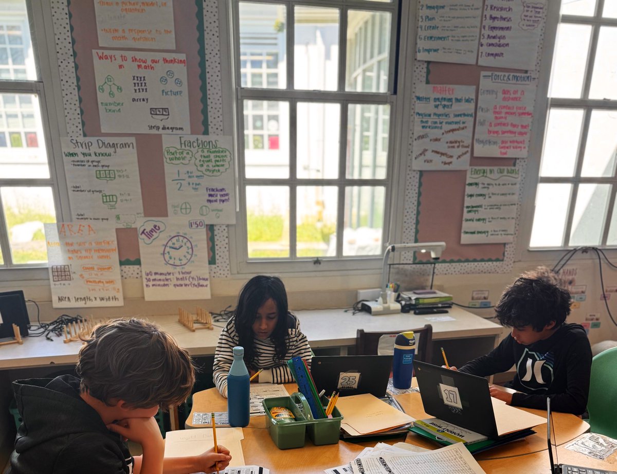 These 3rd graders are working hard and staying focused! 💪📚 They’re tackling challenges and learning every step of the way! #HardWorkPaysOff #3rdGradeAchievers #GrowthMindset