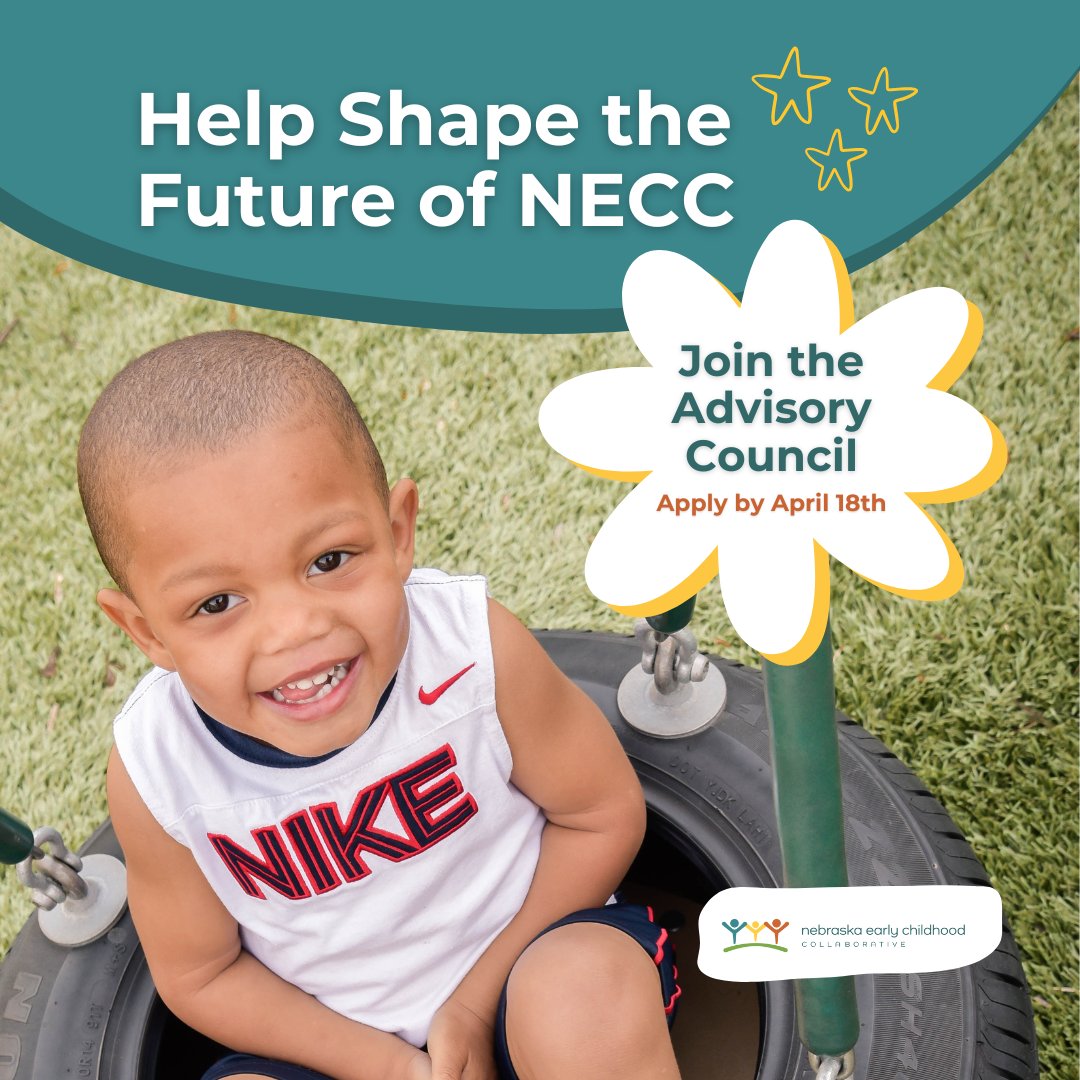Join NECC's Advisory Council! We're seeking licensed family child care providers to help shape programs and services for Nebraska's providers. Your input is needed! Apply by April 18, 2025. 

Application: forms.office.com/pages/response…