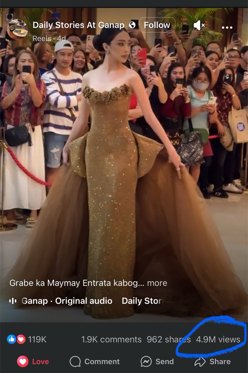 jheanna08's tweet photo. It’s currently 4.9 Million views now! Grabe talaga si Maymay! THE MAYMAY ENTRATA! 

@maymayentrata07 #MaymayEntrata https://t.co/JE0AMIlOve