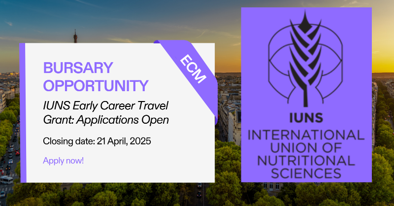 Nutrition Society Publications (@ns_publications) on Twitter photo 🌍 Travel Grant Opportunity 🌍
✈️ IUNS-ICN travel grant opportunities are available for early career nutrition scientists
⏰ Deadline: 21 April 2025
✨ Apply here 👉 bit.ly/42eomMH
#NSEarlyCareer #ICN25
<a href="/NutritionSoc/">Nutrition Society</a> 🌍 Travel Grant Opportunity 🌍
✈️ IUNS-ICN travel grant opportunities are available for early career nutrition scientists
⏰ Deadline: 21 April 2025
✨ Apply here 👉 bit.ly/42eomMH
#NSEarlyCareer #ICN25
<a href="/NutritionSoc/">Nutrition Society</a>