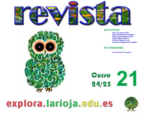 Nuestra  revista nº 21 del curso 24/25 está preparada con nuevas actividades de Pi, Leo, Feli, Tecla, Jake, Chispa y Lug, curiosidades científicas  y lectura sobre temas riojanos.drive.google.com/file/d/13_7Jzv…