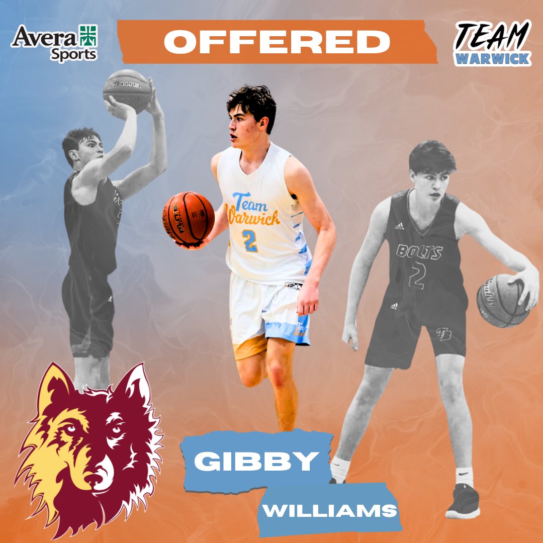 Warwick Workouts (@warwickworkouts) on Twitter photo 🚨After an impressive Sophomore season and opening weekend in Omaha, TEAM Warwick hooper Gibby Williams has received his first offer from Northern State University🚨
Congrats Gibby❗️
<a href="/GibsonW52507203/">Gibby Williams</a>
<a href="/nsuwolves_mbb/">Northern State Men’s Basketball</a>
<a href="/RL_Hoops/">RecruitLook Hoops</a> 🚨After an impressive Sophomore season and opening weekend in Omaha, TEAM Warwick hooper Gibby Williams has received his first offer from Northern State University🚨
Congrats Gibby❗️
<a href="/GibsonW52507203/">Gibby Williams</a>
<a href="/nsuwolves_mbb/">Northern State Men’s Basketball</a>
<a href="/RL_Hoops/">RecruitLook Hoops</a>