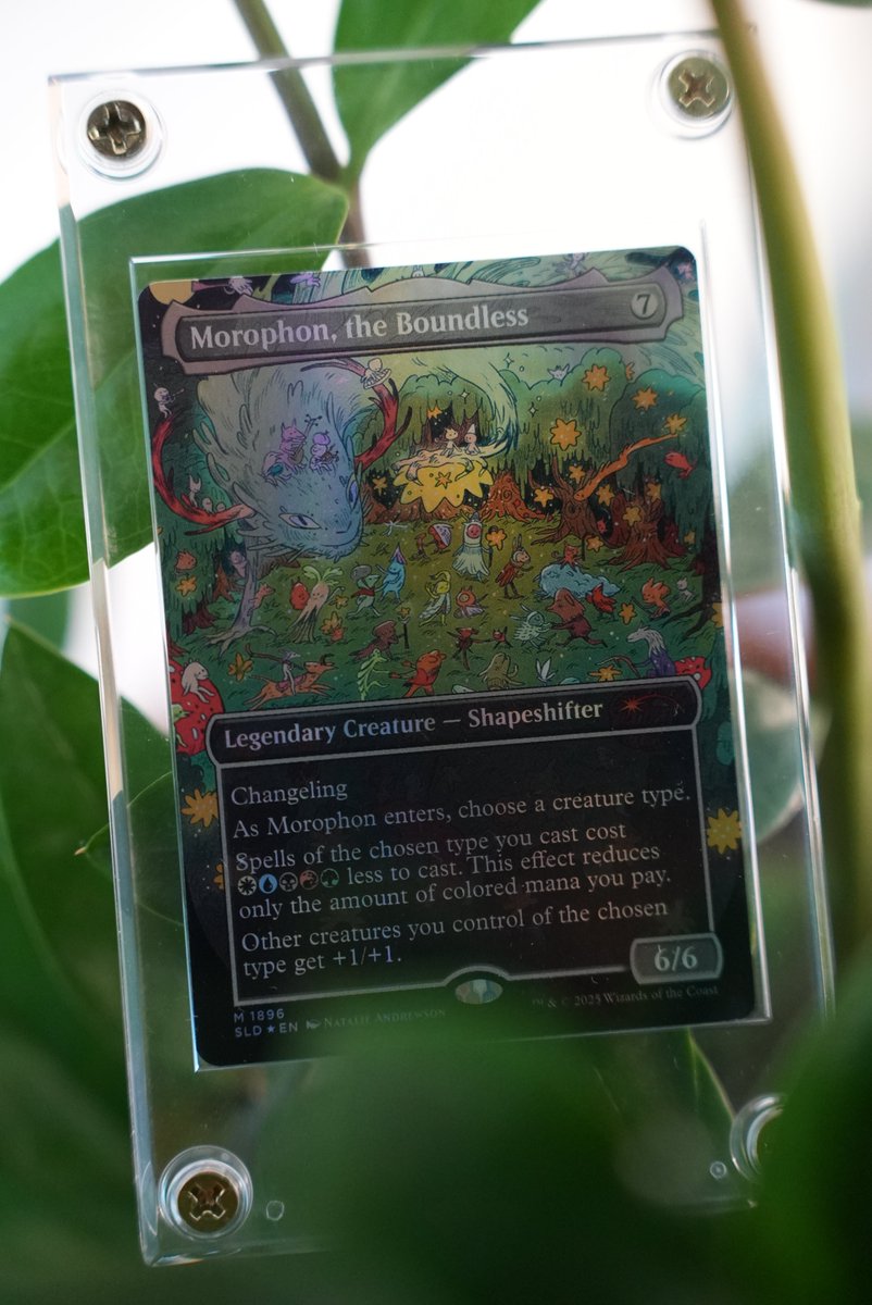 Taalia Vess (@taaliavess) on Twitter photo Could this be the headliner of the New Commander Secret Lair?! I just opened my preview card and it's absolutely stunning! The ART!
Thank you <a href="/MTGSecretLair/">MTG Secret Lair</a> &
<a href="/wizards_magic/">Magic: The Gathering</a> for the free preview! #MTGSecretLair Could this be the headliner of the New Commander Secret Lair?! I just opened my preview card and it's absolutely stunning! The ART!
Thank you <a href="/MTGSecretLair/">MTG Secret Lair</a> &
<a href="/wizards_magic/">Magic: The Gathering</a> for the free preview! #MTGSecretLair