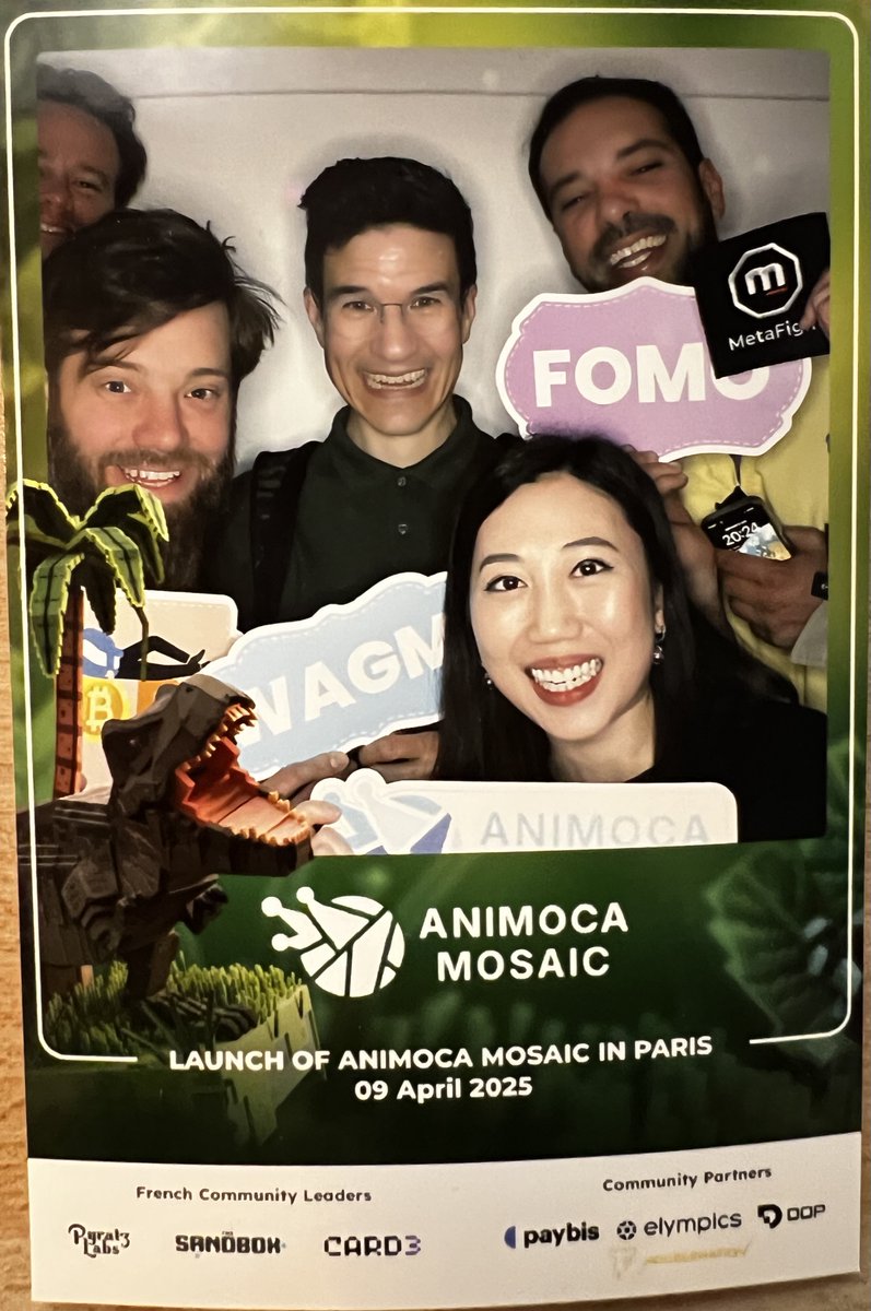 Robby Yung ⦿⦿⦿ (@viewfromhk) on Twitter photo Had a great time last night at our inaugural Animoca Mosaic event, hanging out with our new French chapter leads <a href="/bilalelalamy/">Bilal EL ALAMY | Pyratz</a>, <a href="/BelindaPham/">Belinda Pham</a>, and <a href="/iambensmart/">Ben 🦇🔊🧧🌛</a>, some old friends like <a href="/max_dogami/">Max Dogami 🐾 | 🦴 DOGA</a>, <a href="/anna_shakola/">Anna Shakola</a>, and <a href="/Bertrandlevy/">Bertrand Levy</a>; many new ones (hi <a href="/Gusvanrijck/">Gus van Rijckevorsel</a>) and not least my Had a great time last night at our inaugural Animoca Mosaic event, hanging out with our new French chapter leads <a href="/bilalelalamy/">Bilal EL ALAMY | Pyratz</a>, <a href="/BelindaPham/">Belinda Pham</a>, and <a href="/iambensmart/">Ben 🦇🔊🧧🌛</a>, some old friends like <a href="/max_dogami/">Max Dogami 🐾 | 🦴 DOGA</a>, <a href="/anna_shakola/">Anna Shakola</a>, and <a href="/Bertrandlevy/">Bertrand Levy</a>; many new ones (hi <a href="/Gusvanrijck/">Gus van Rijckevorsel</a>) and not least my