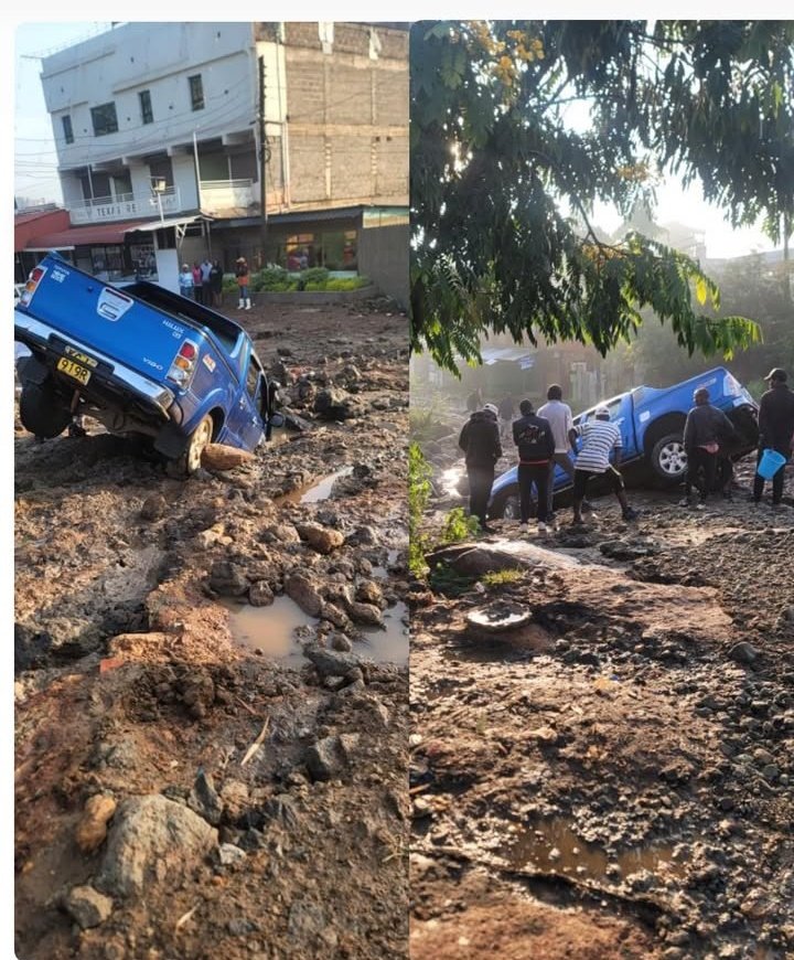 entertainkenya's tweet photo. If this is the roads they say the Government is working  then we could  not be putting  politicians  into intellectual  positions they will outrageous wages and undone projects while embezzlin funds then I say #JKLIVE Butere Girls Echoes of war
#RejectFinanceBill2025 #RutoMustGo https://t.co/oTmR7FjYA3