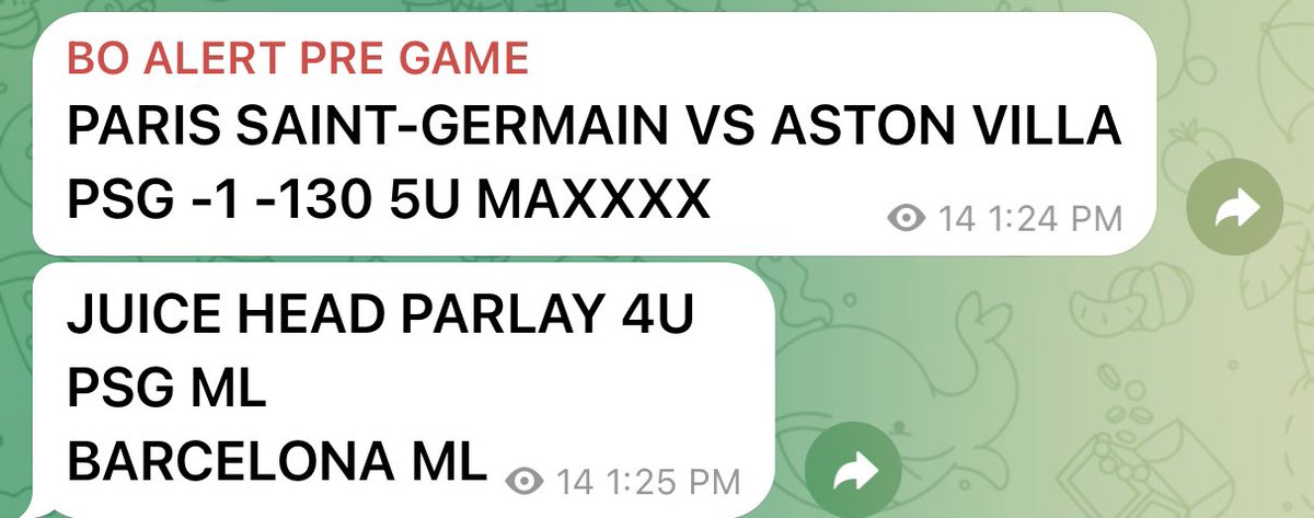 SWEEP THE ENTIRE CHAMPIONS LEAGUE WEEK! 

BANG BANGGGGGGG

It’s simple. BO WINSSSS

⚡️⚡️⚡️⚡️⚡️⚡️⚡️⚡️⚡️⚡️⚡️⚡️⚡️⚡️