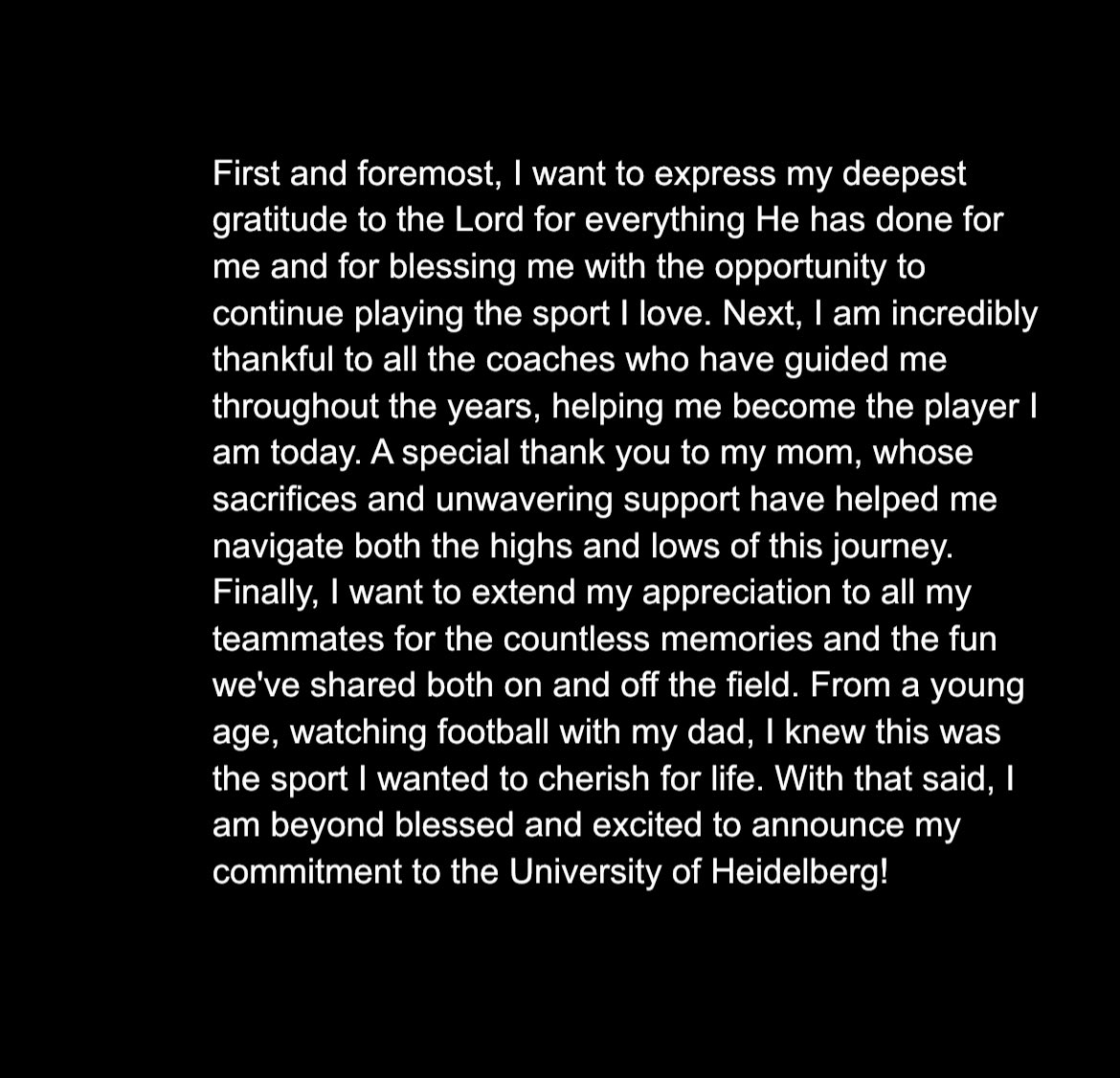 Ready for the next chapter! <a href="/Coach_Donaldson/">Scott Donaldson</a> <a href="/CoachMorgan050/">Coach Morgan</a> <a href="/BergFootball/">Heidelberg Football</a>