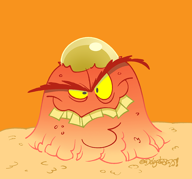 I drew a zit!  .... shut up!
#zit #acne #skincare #porecleansing #pores #pimple #pimpleproblem #creepy #illustration #character #characterdesign