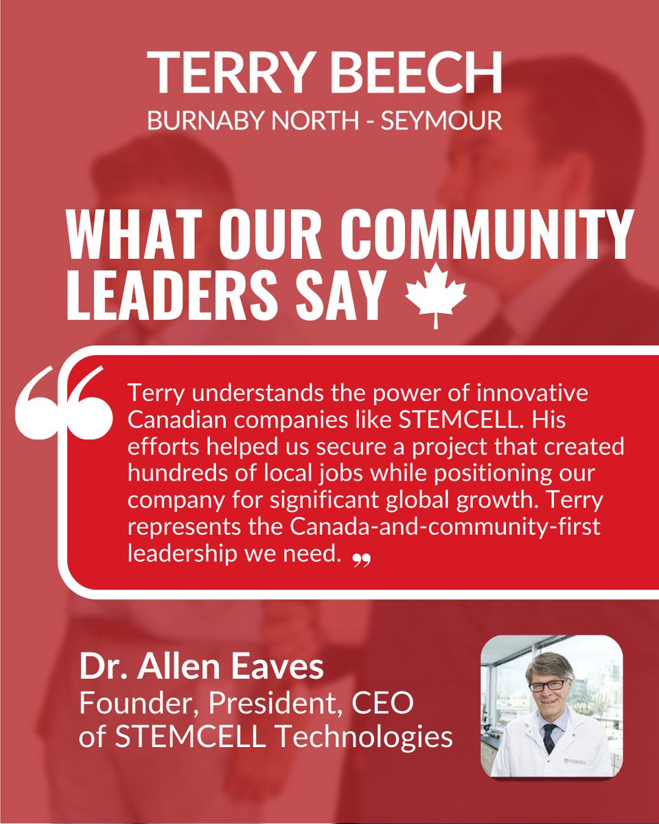 See what our community leader, Dr Allen Eaves - Founder, President, CEO of STEMCELL Technologies, say about Terry.