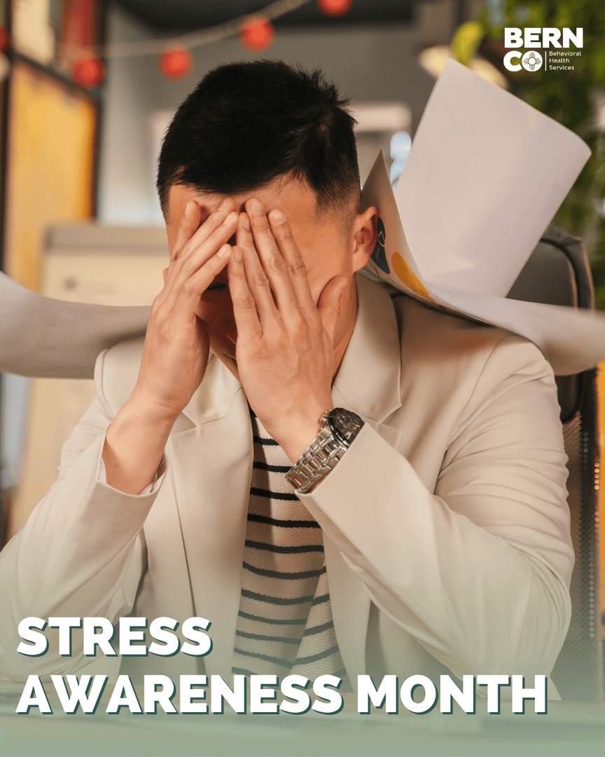 #StressAwarenessMonth reminds us to manage stress for better mental well-being. Practice self-care, try mindfulness, and take breaks to reduce stress. It’s okay to ask for help – managing stress leads to a healthier, balanced life!

#BerncCoDBHS