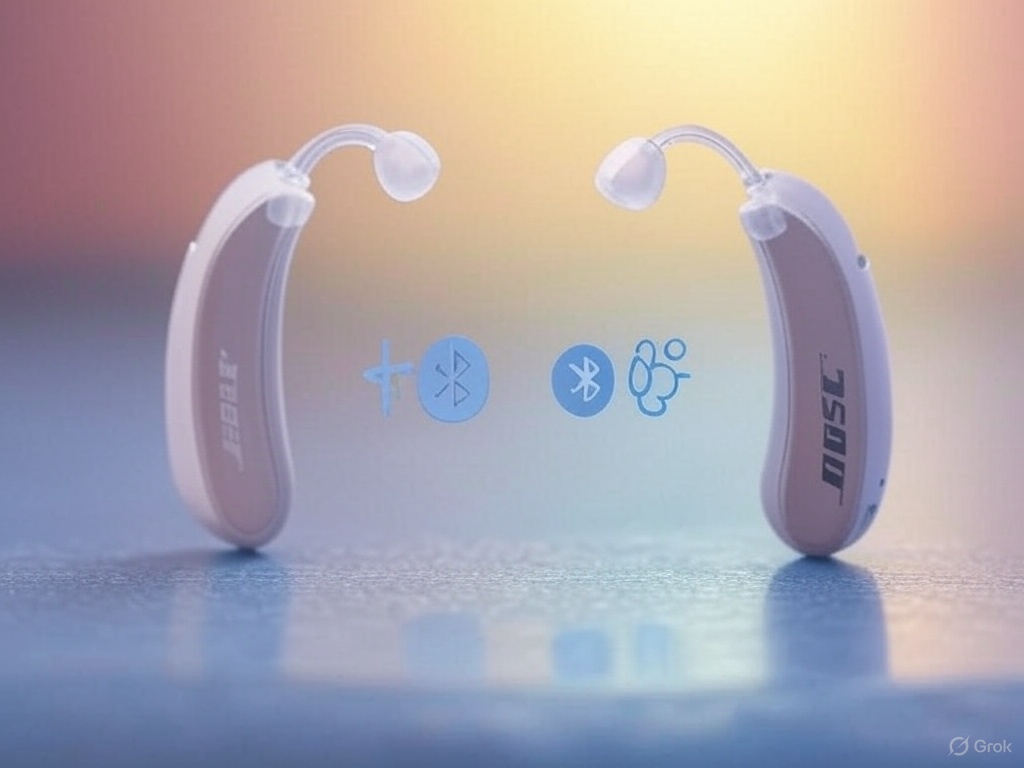 americanbazaar's tweet photo. "🎉These Lexie B2 Hearing Aids by Bose sound incredible!  Love the Bluetooth for iOS and app control 🥇. How’s the battery life for daily use? #LexieB2 #HearingAids" https://t.co/bbUN7jlNq0