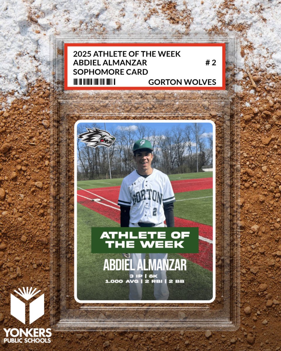 We're kicking off the season with THREE standout performances for our first Athletes of the Week:

Brian Maldonado (YMA Eagles): 5-6, 4 RBI

Josh Rettendi (Saunders Blue Devils): 4-7, 6 SB

Abdiel Almanzar (Gorton Wolves): 3IP, 8K, 2-2, 2 RBI

Congratulations and keep playing!