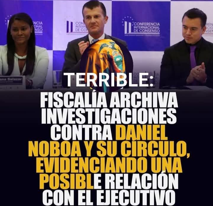 persevrocio's tweet photo. @Drwandradee @CynthiaGelliber @Presidencia_Ec @DanielNoboaOk @Vice_Ec @soyfdelrincon @AlertaMundoNews @CNNEE @AsambleaEcuador @EcuavisaInforma @radio_pichincha @veroniabad Hasta cuando permiten que @DanielNoboaOk haga lo que se le da la gana con el país. #NoboaNuncaMás #NoboaEsCorrupción #noboaincapaz https://t.co/ub18mNEyXR