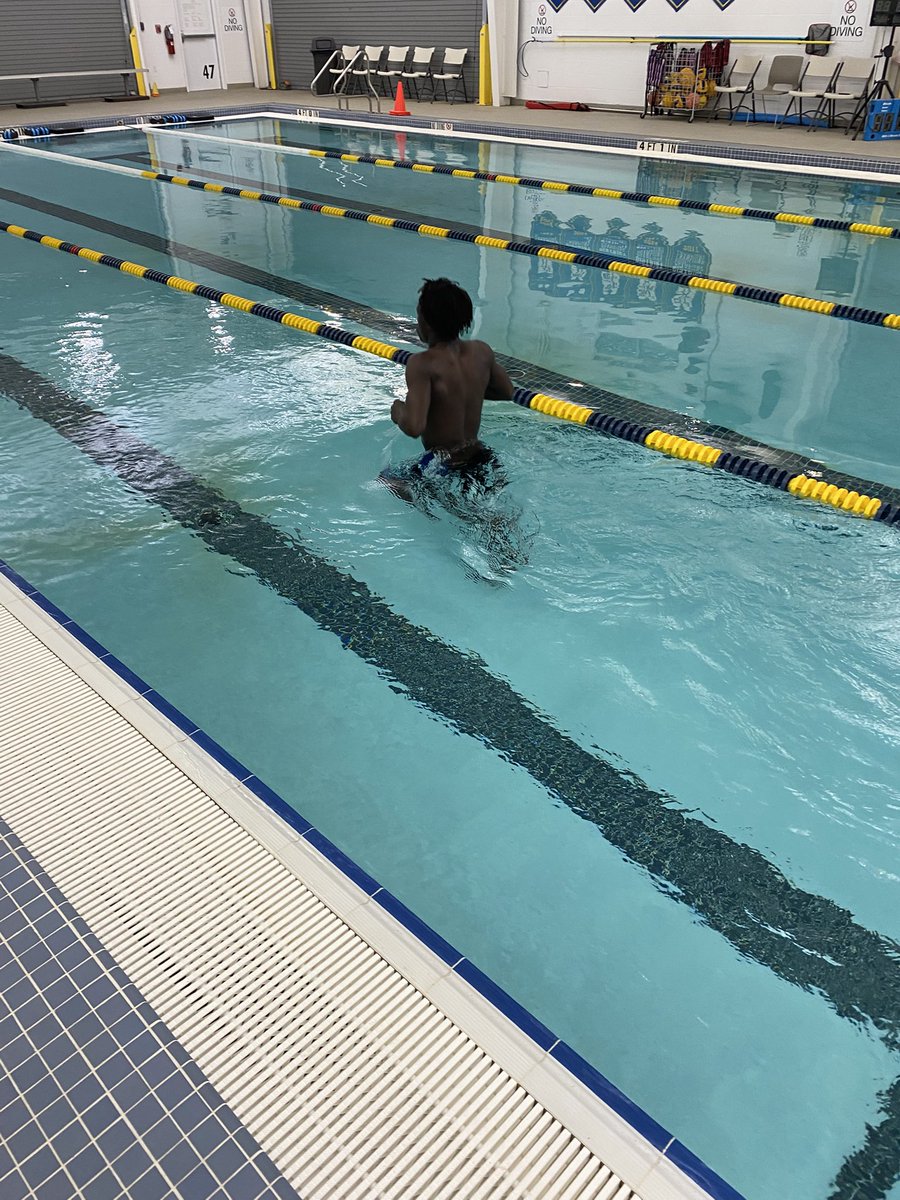 Pool recovery for C/O ‘27 WR <a href="/midnightzay/">Isaiah Washington</a> as we prep for the Area Track Meet on Friday. He is the definition of a multi-sport athlete. Varsity Waterpolo, Football, Basketball, &amp; Track.