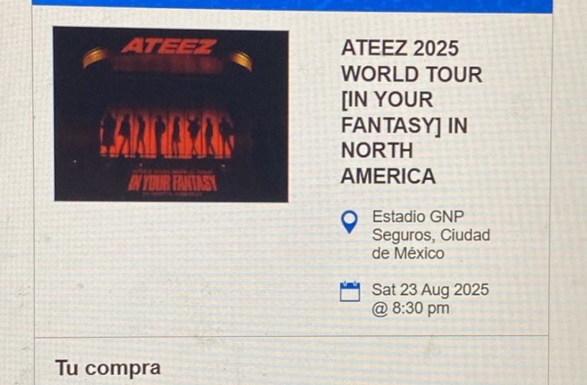 fxirykim's tweet photo. Años desaparecida, pero eSTE AÑO TAMBIÉN SE VE A ATEEZ en loS MEXICOS!!!! ⭐️🤍✨🇲🇽

Espero que todxs tengan la oportunidad de ir a verlos, estuvo muy tranquila la preventa, genuinamente 🙏🏼 (llore) 

#ATEEZ #에이티즈 @ATEEZofficial https://t.co/AUaR37CKeI