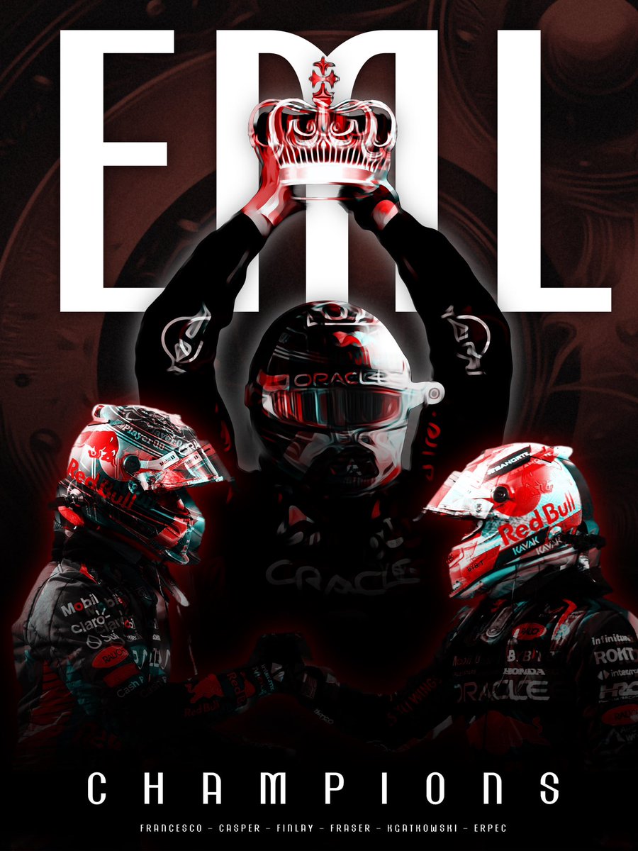 🔺𝐄𝐌𝐋 𝐂𝐡𝐚𝐦𝐩𝐢𝐨𝐧𝐬
We manage to secure the title with a race to spare.