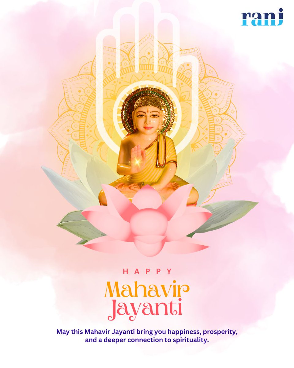 ranjcsx's tweet photo. As we celebrate the birth of Lord Mahavir, it's time to remember his teachings, which continue to inspire millions. His message of peace and non-violence is more relevant in these turbulent times. 

#HappyMahavirJayanti2025 https://t.co/he03u3ComK