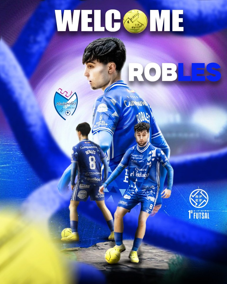 BIENVENIDO 🙌🏻 

ROBLES, el cierre madrileño llegó en el mercado de invierno a 1a División, y se ha convertido en una de las sensaciones de la temporada 🔝

Todo un titan que en apenas 3 meses se ha ganado el reconocimiento de la afición y rivales de la categoría 👊🏻