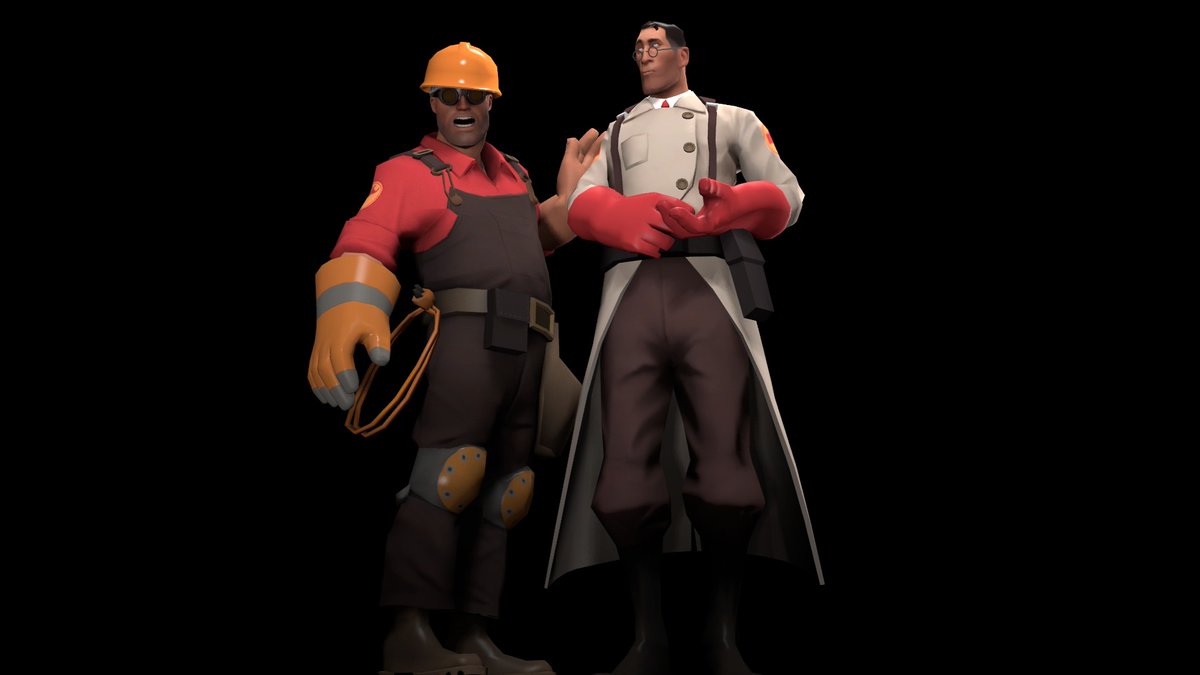 ORing1991's tweet photo. #TF2 #sfm #engineertf2 #medictf2 https://t.co/uqtPl1dWg3