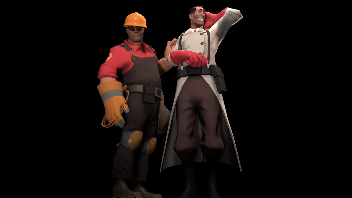 ORing1991's tweet photo. #TF2 #sfm #engineertf2 #medictf2 https://t.co/uqtPl1dWg3
