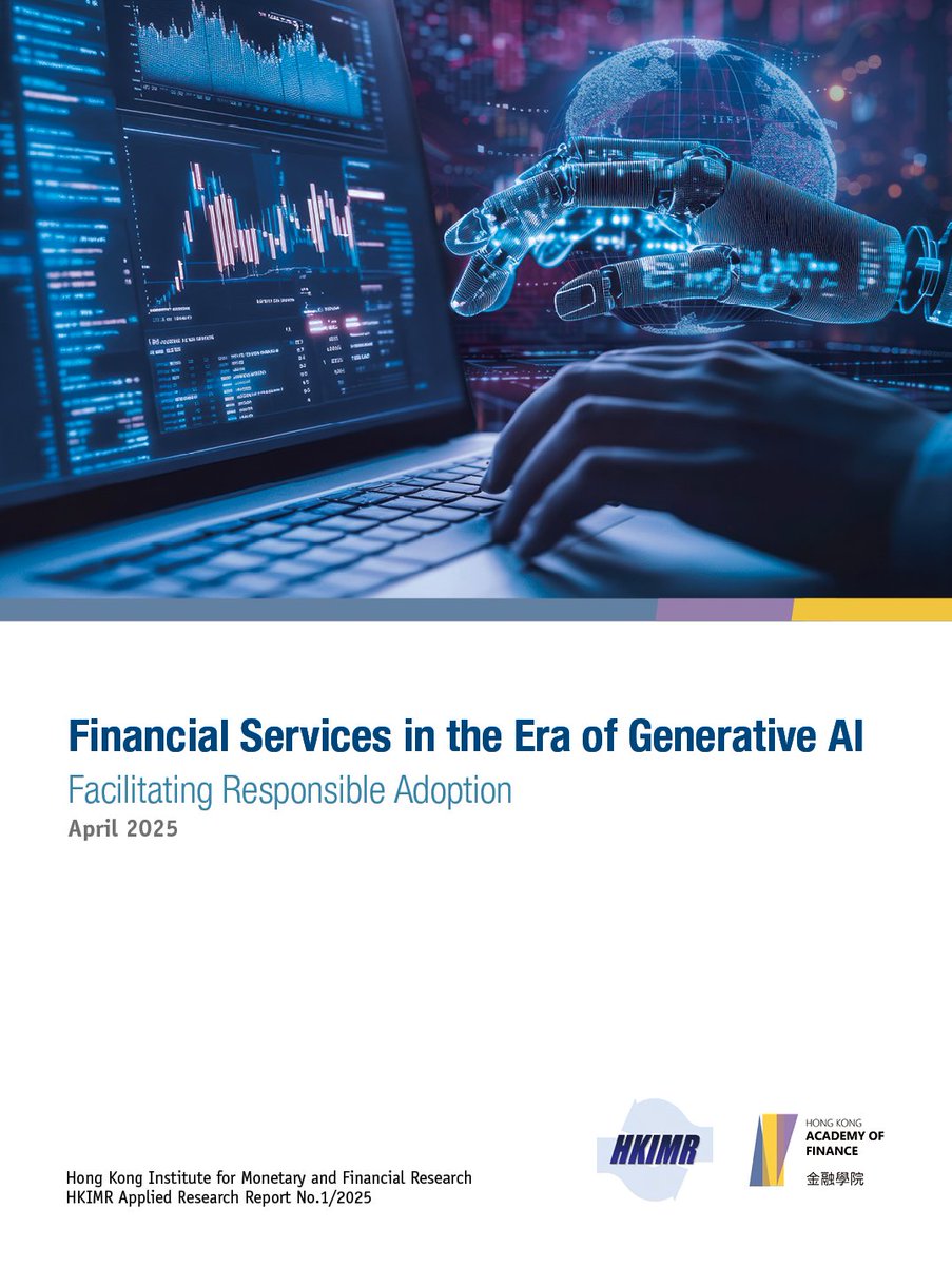 We released a new research report on 9 April titled “Financial Services in the Era of Generative AI: Facilitating Responsible Adoption”.

Read the full version here: aof.org.hk/docs/default-s…

#GenAI