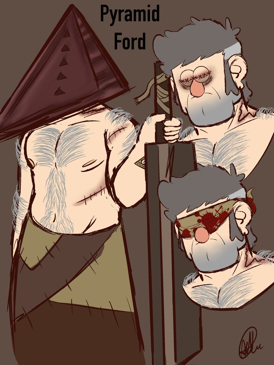 CandyTheZombie's tweet photo. Pyramid Head Babes 😩😤✨ #stanfordpines #stanfordpinesgravityfalls #gravityfalls #gravityfallsstanford #fordpines #gravityfallsfordpines #digitalart #stanleypines #gravityfallsstanleypines #gravityfallsstanley #stanpines #gravityfallsstan #pyramidhead #silenthill https://t.co/wrOUyo2ZLO
