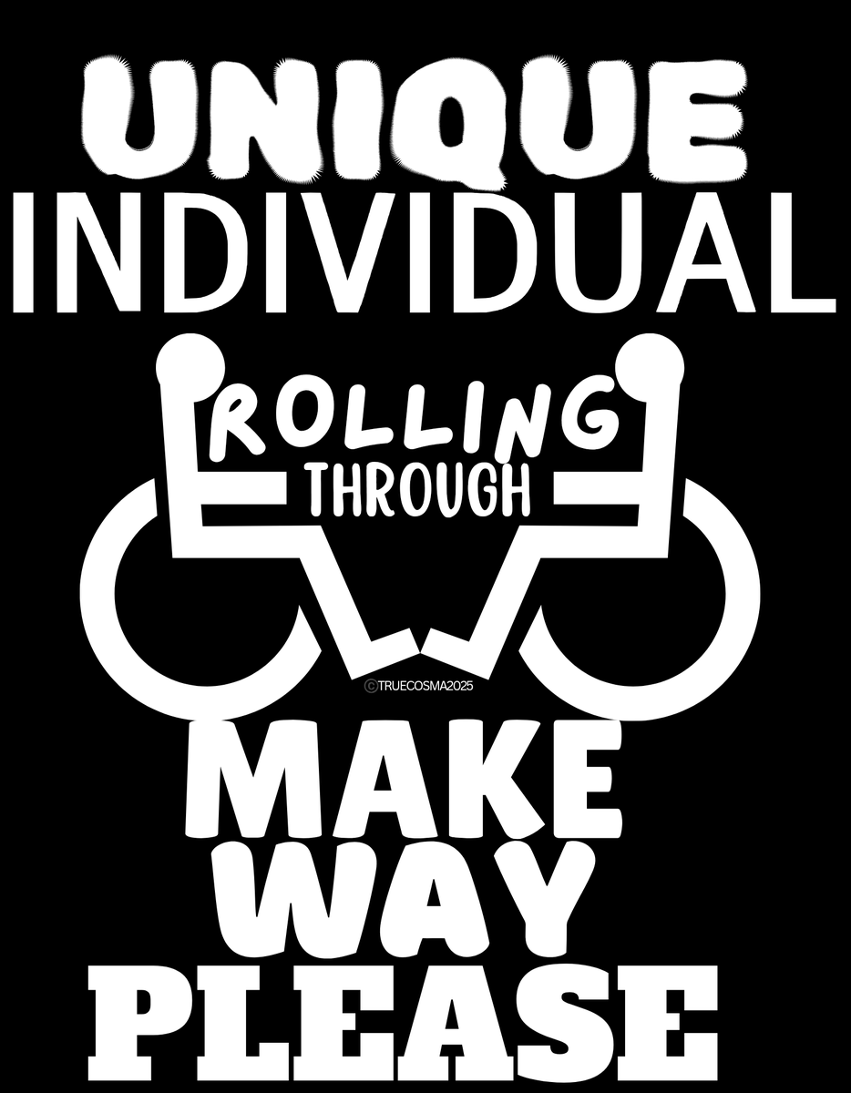 Truecosma's tweet photo. Unique individual Rolling Through #fyp #fashion #tshirts #tshirtdesign #clothing #style #streetwear #shirt #apparel #design #quadriplegic #clothes #onlineshopping #mensfashion #shopping #unisex #womenfashion #disabled #disability #handicap #wheelchair https://t.co/EtNbsPJI2n