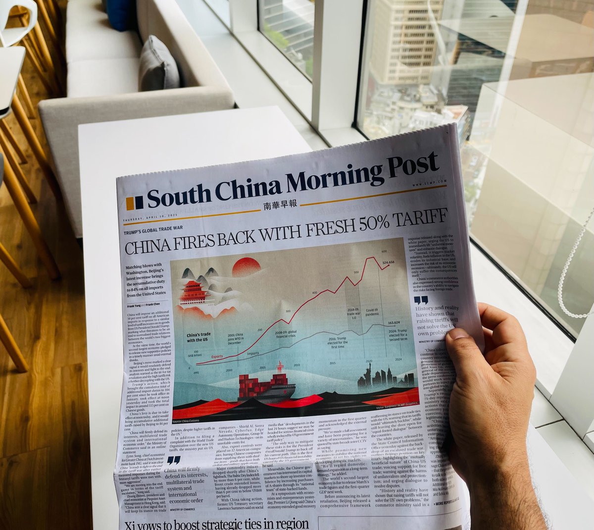 Our graphic is on the front page again today!!! illustration by <a href="/victor_gar31030/">Victor Z. Sanjinez</a>